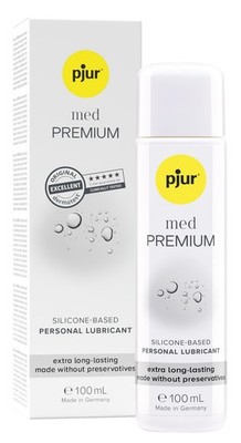 pjur med PREMIUM - Medizinisches Gleitgel auf Silikonbasis (100 ml) - FREI HAUS