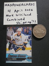 2016-17 UPPER DECK PONTUS ABERG YOUNG GUNS #211