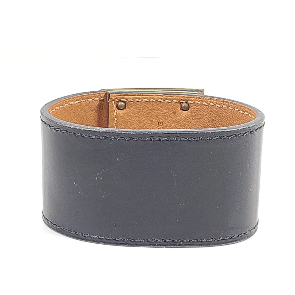 Pulsera Hermes Kelly Perro Dorado Negro Talla T1 XS 100% Auténtica Foto 3 de 4