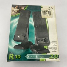 Logitech R-10 Speakers 2.0 New In Box NIB