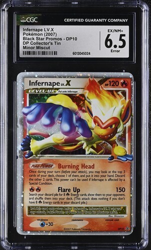 Infernape LV.X graded CGC 6.5 for sale on eBay
