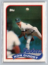 1989 Topps #255 Ron Guidry