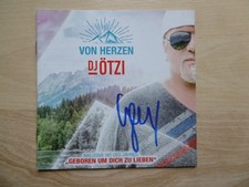 DJ Ötzi autograph signed CD booklet "Von Herzen"