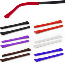 6Pair Silicone Anti-Slip Eyeglass End Tips Ear Sock Eyeglass Arms Replacement Si