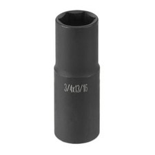 1/2" Drive x 19mm & 21mm Deep Length Extra-Thin Wall Flip Socket 2192DT GREY