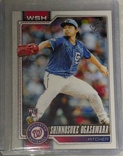 2026 Topps Series 1 Shinnosuke Ogasawara #32 ROOKIE CARD Nationals . rookie card picture