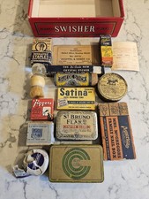 Vintage Advertising Tin & Box lot - St.Bruno ...