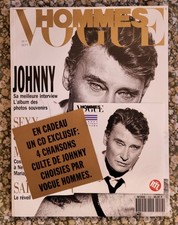 Johnny Hallyday - CD + Magazine Mode Fashion VOGUE HOMMES #152 septembre 1992