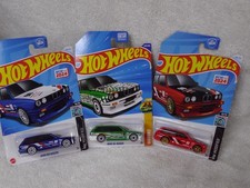 Hot Wheels Lot of 3 BMW M3 Wagon Red Green Blue