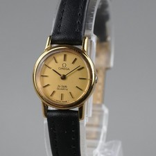 Omega De Ville Womens Quartz Wristwatch  Gold...