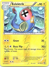Eelektrik 63/160 Uncommon Primal Clash Pokemon Near Mint