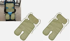 2-Pack Stroller Car Seat High Chair Bamboo Pad Seat Liner