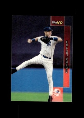 2001 Topps HD #1 Derek Jeter New York Yankees
