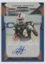2019 Panini Prizm Draft Picks Blue Jaquan Johnson #168 Auto 10k8
