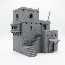 City of Corsairs House Building 6 Historical Style 28mm 32mm Wargaming Terrain