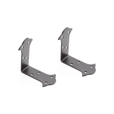 Bracket Butterfly Corner Angle Plates (2 Pcs) Black Cupboard Trunk Chest Brace