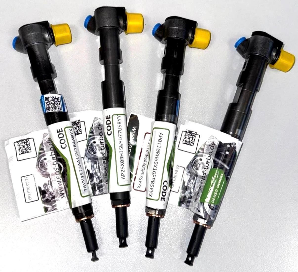 4x Injecteur Diesel Mercedes-Benz CDI A6510702887 28348370 W906 W204 W212