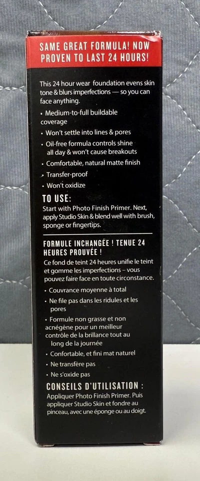 Smashbox Studio Skin 24 Hour Wear Hydrating Foundation, 1 fl. oz. - Shade: 4.3 - Image 4 of 4