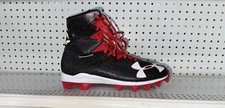 Under Armour Highlight RM Mens Football Cleats Size 10 Black Red White