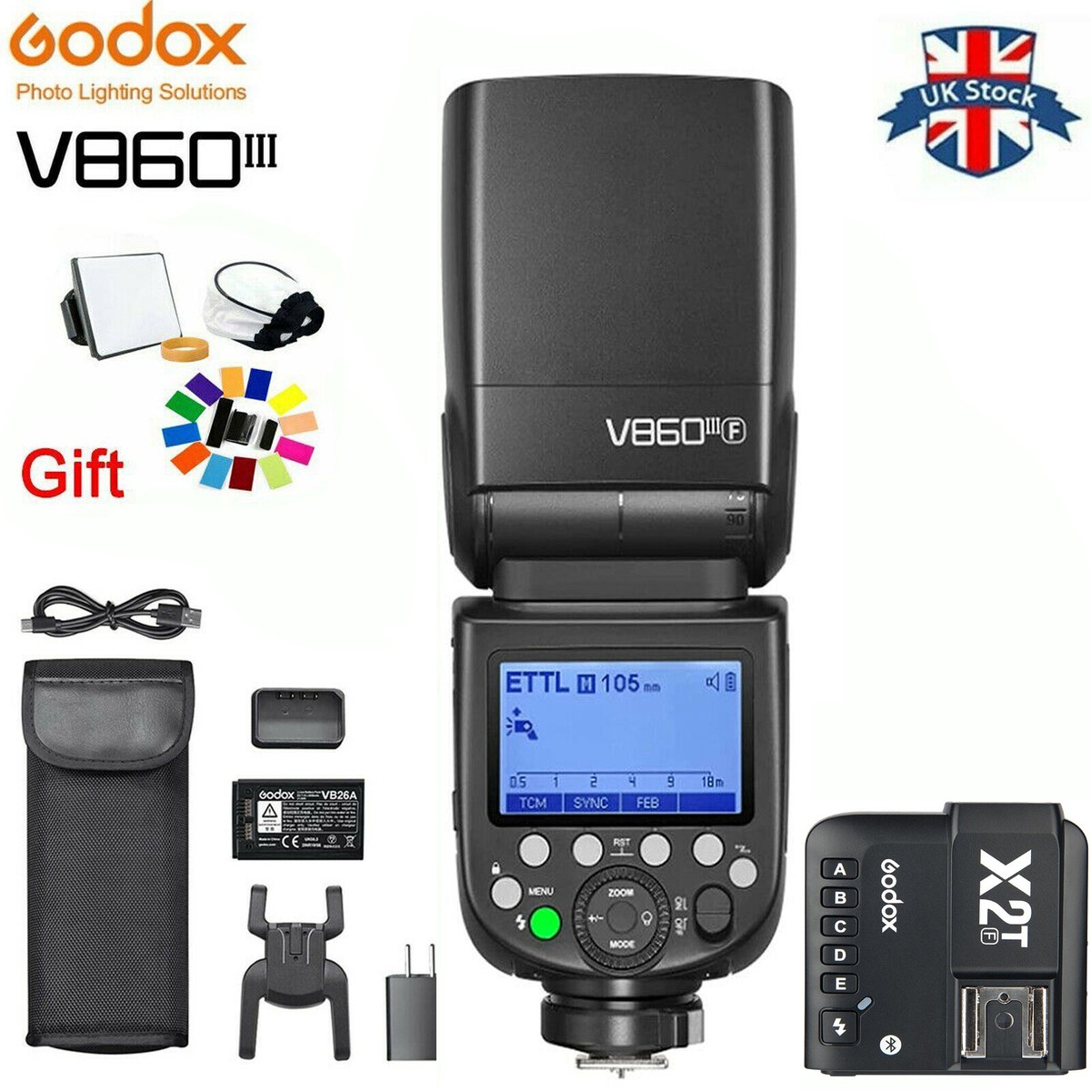 Godox V860III F V860III-F 2.4G TTL HSS Li-Ion Flash