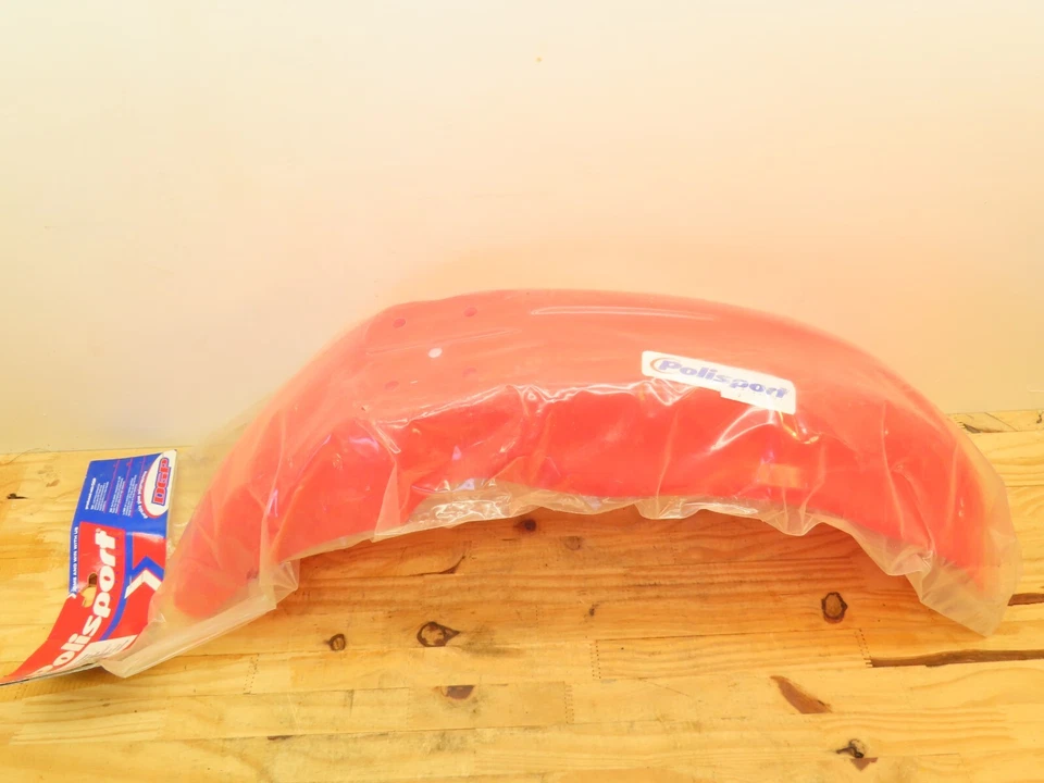 Guardabarros delantero Polisport rojo para HONDA CR125R CR250R CRF250R CRF450R X Foto 2 de 4