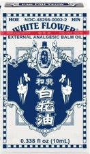 White Flower Analgesic Balm 0.34 oz Oil  10 ML  M - Exp:03-2025