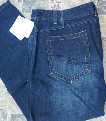 MASCOT MENS FAFE TROUSERS Workwear Denim Jeans Pants Size 50 x 32 