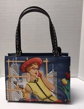 BUENO Retro Funky Hipster Style Handbag Rockabilly Pinup Vintage Inspired 50s