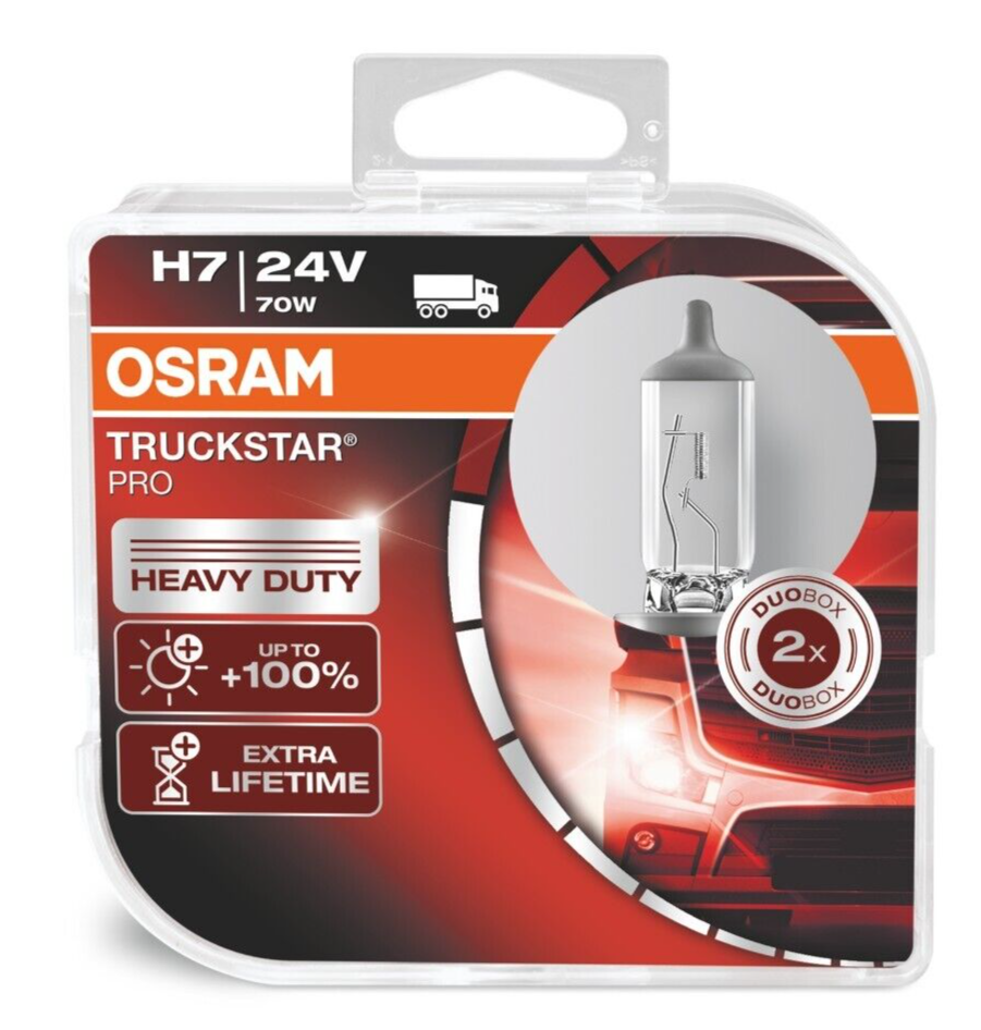 2x OSRAM H7 TRUCKSTAR PRO 24v 70W BULBS DAF LF 45 FA 45.220 01.01-