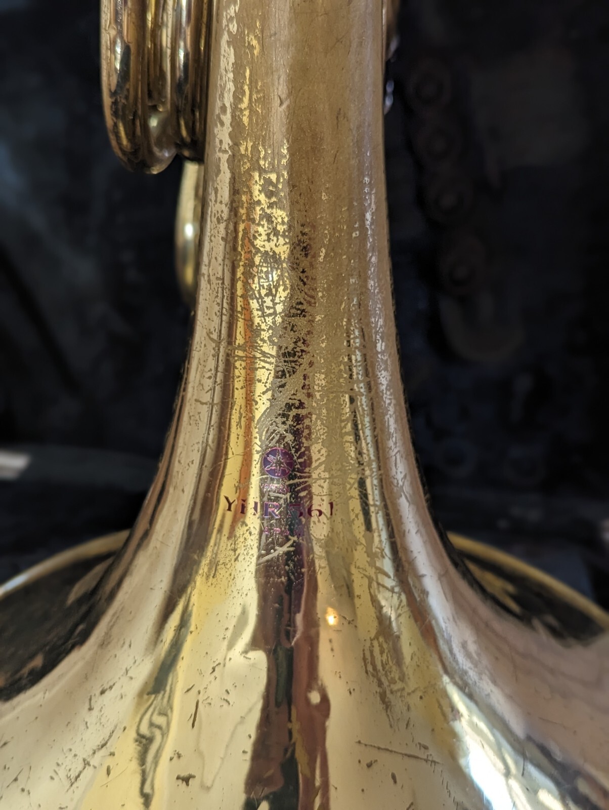 Yamaha YHR561 Double French Horn with case and mouthpiece eBay