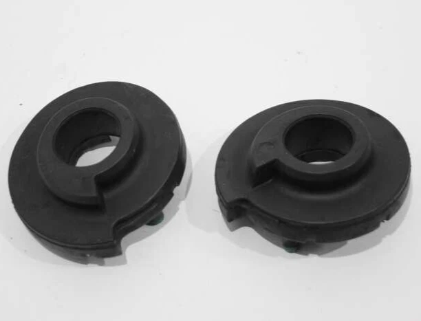 Placa de montaje de resorte de goma inferior trasera 2 piezas GENUINA 4M0512297B Audi / Volkswagen Foto 3 de 4