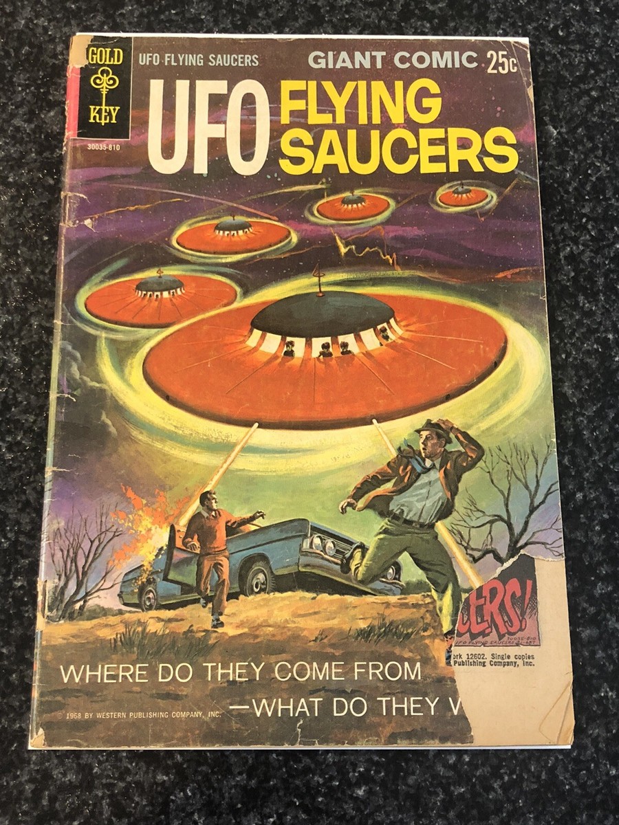 UFO Flying Saucers #1 2.0 GD 1968 Gold Key Rare Comic | eBay