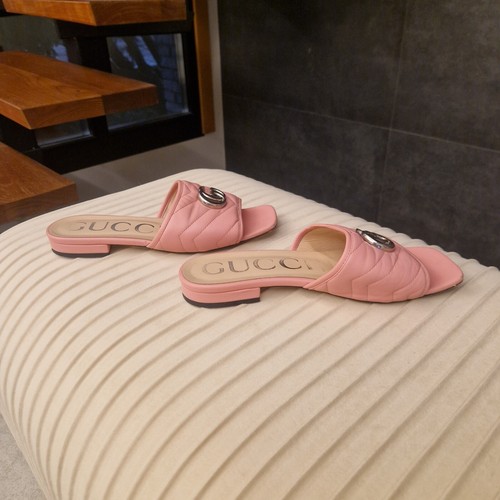 Gucci Damenschuhe Sandalen 37 Rosa, Pink, Leder Top!!! - Bild 8 von 13
