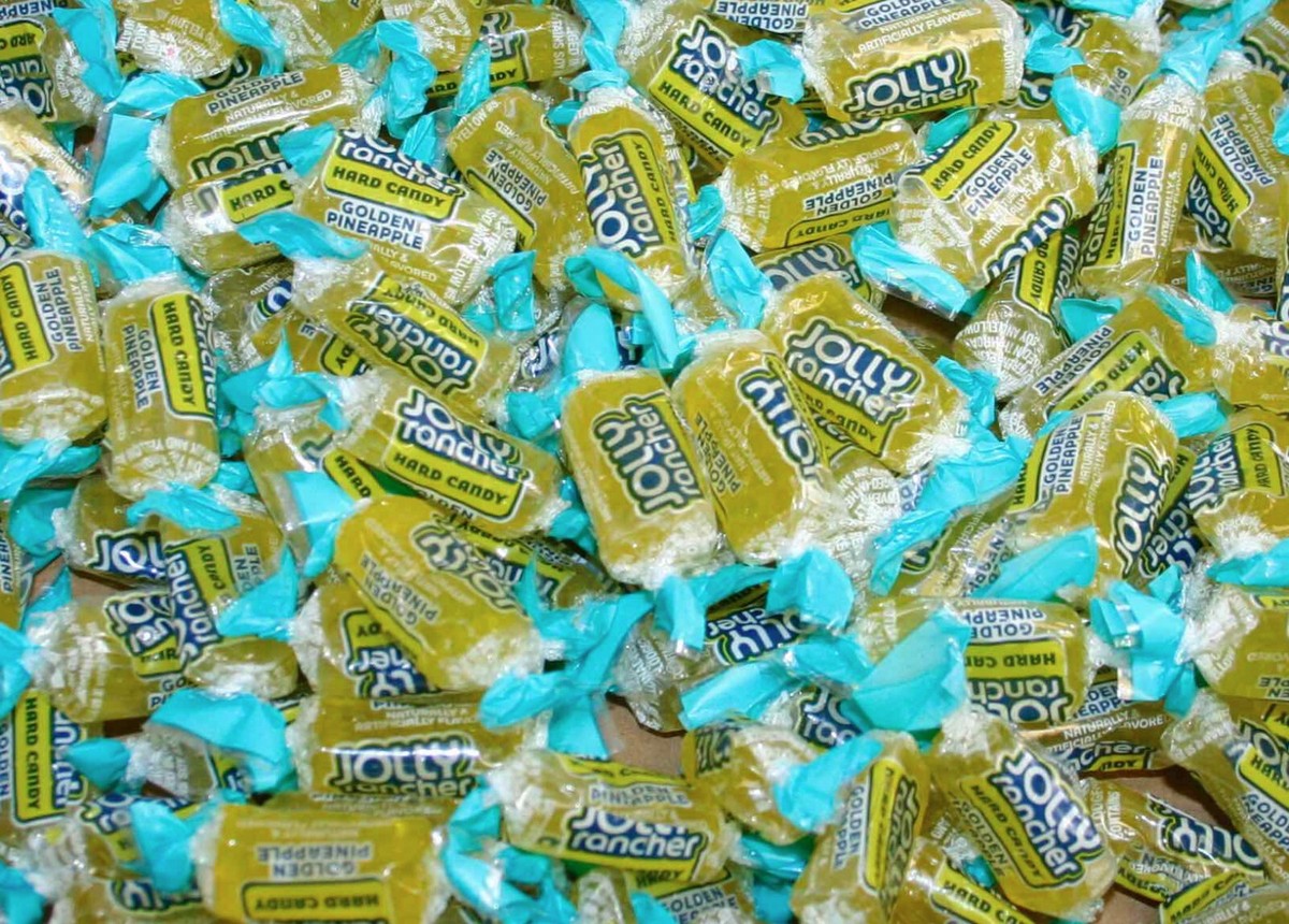 JOLLY RANCHER GOLDEN PINEAPPLE candy 4 POUNDS LBS 64 ounces bulk