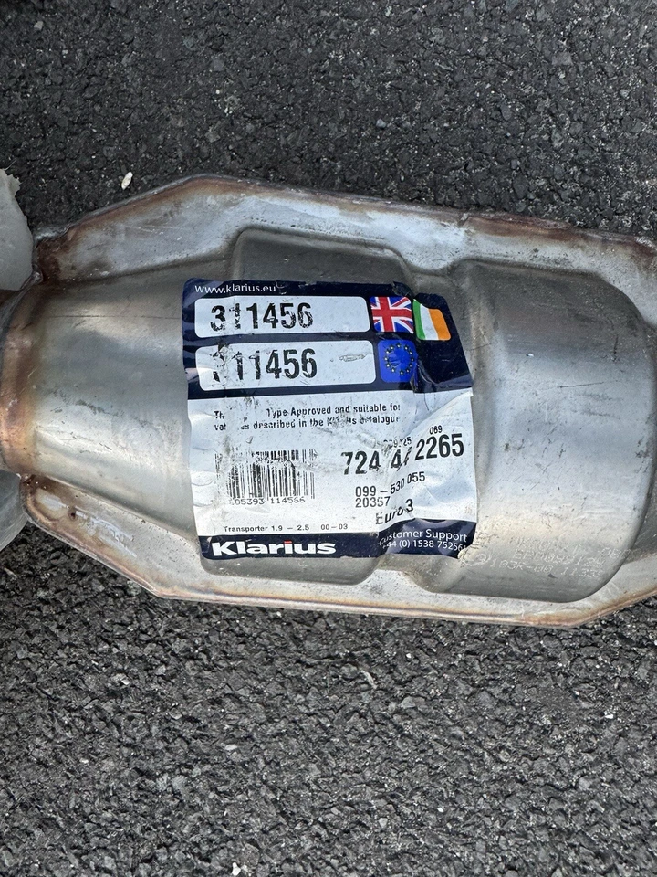 vw transporter catalytic converter 00-03 1.9,2.5 - Image 3 of 4