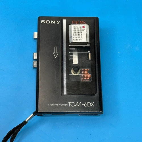 Vintage Sony TCM-6DX Cassette-Corder Cassette Player Recorder*4 PARTS OR REPAIR*