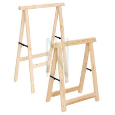 Cavalletto multiuso in legno di pino high cm 75x100h