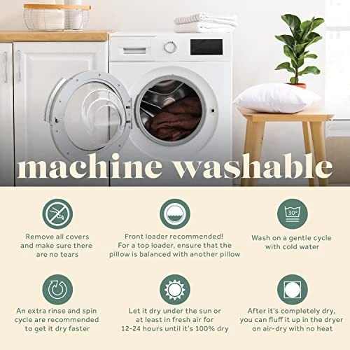 Almohada rectangular cómoda pluma/abajo - ¡¡todas las tallas!! Hecho en USA Foto 2 de 4