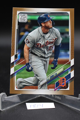 2021 Topps - Gold #504 C.J. Cron /2021 tigers