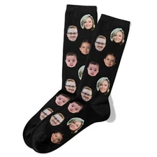 Custom Face Socks, Personalized Photo Socks, Personalized Gift, Groomsmen Socks