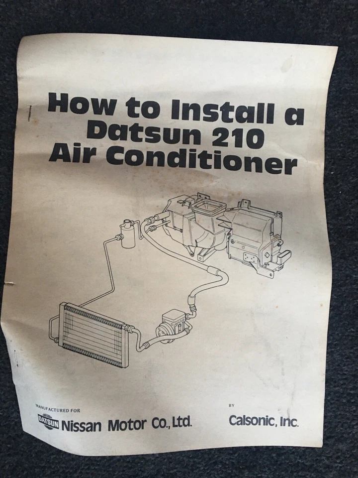 NUEVO KIT DE AIRE ACONDICIONADO genuino Nissan Datsun 210 Hitachi B7000-7155 Foto 2 de 4