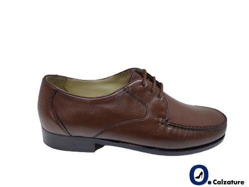 Mocassini con lacci Scarpe Comode eleganti Uomo Vera Pelle e Cuoio LINEA  COMODA | eBay