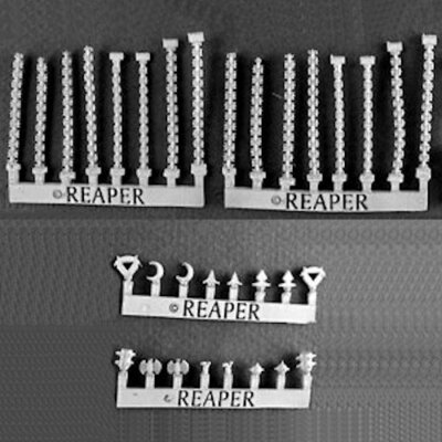 Reaper Dark Heaven Legends 03076 Waffenpaket V Stachelketten Bits Box Artikel D&D