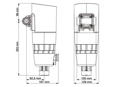 SYR 9022913 DN 25/32 Druckminderer Rückspülfilter - Weiss (2380.01 