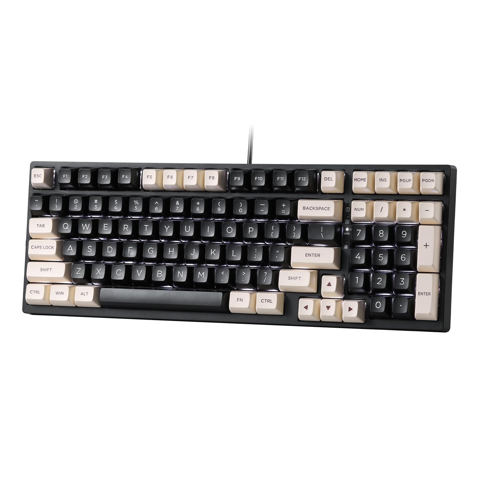 LTC NB981 Nimbleback 98-Key Wired Mechanical Gaming Keyboard Compact Design-image