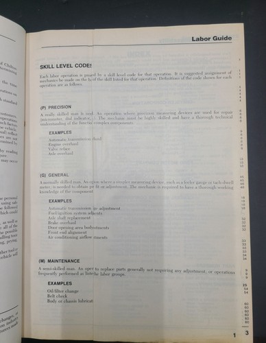 Chilton's 1982 Labor Guide And Parts Manual #7142 Professional Mechanics Edition - Picture 8 of 14