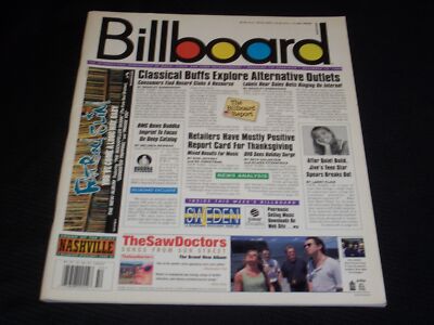 1998 DECEMBER 12 BILLBOARD MAGAZINE - BRITNEY SPEARS COVER 100 CHARTS - O 12775