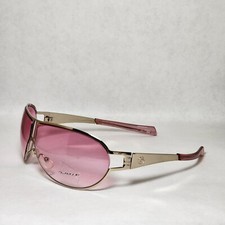 Womens Fashion Sunglasses Metal Silver Frame with Pink Lens - item  M2275