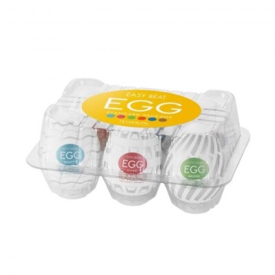 Tenga Easy Beat Egg New Standard Masturbator Stroker Six Pack Sex Toy Men