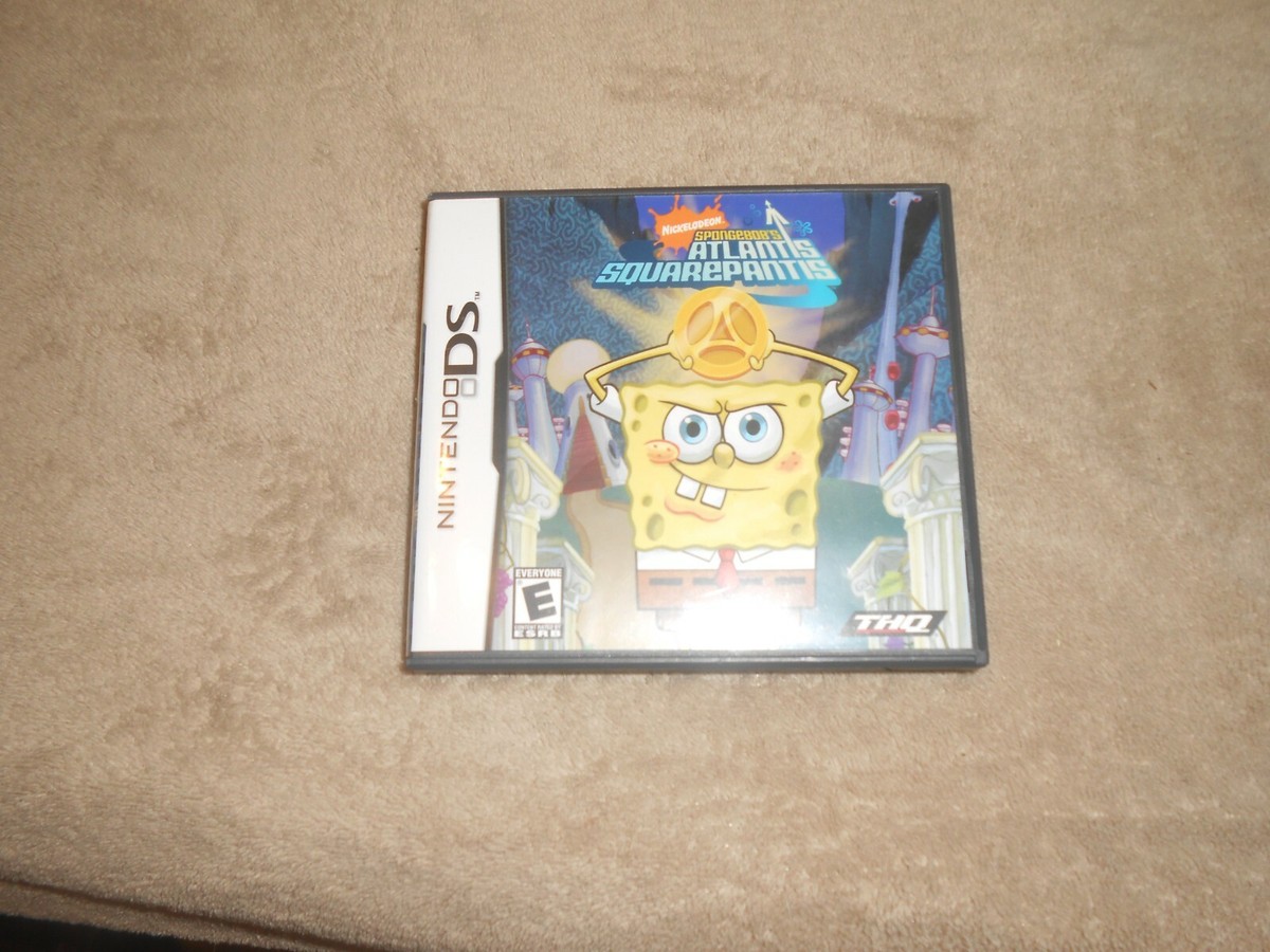 SpongeBob's Atlantis SquarePantis (Nintendo DS, 2007--NO GAME